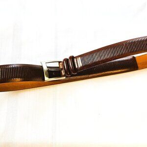 Claudio Orciani Handmade Italian Leather Versatile Brown Belt 2236 40" X  1.5"